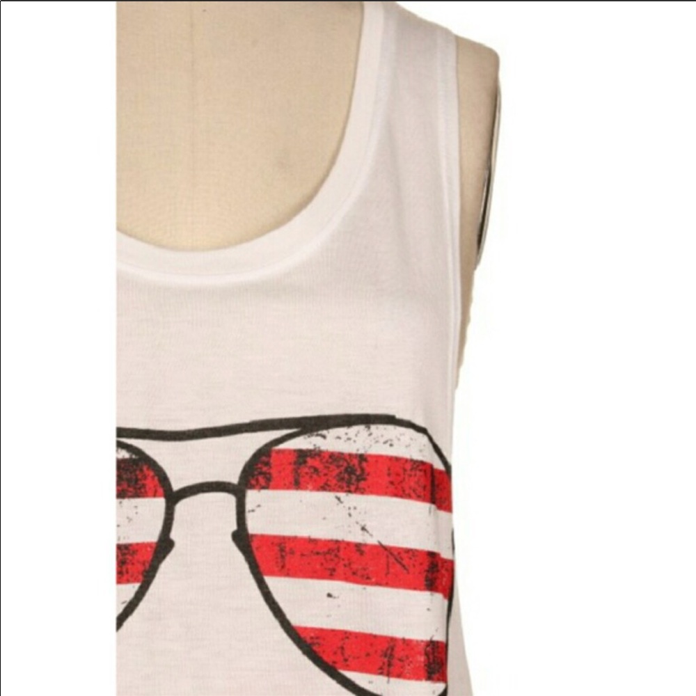 🛑HOST PICK‼️🇺🇸USA FUN TANK TOP🇺🇸🌟🌟🌟♥️♥️👀 - Picture 5 of 5